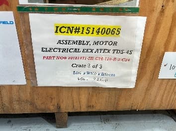 Assembly Motor Electrical EEX ATEX TDS-4S BOX